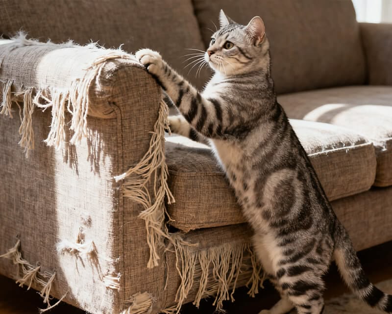 cat scratching post